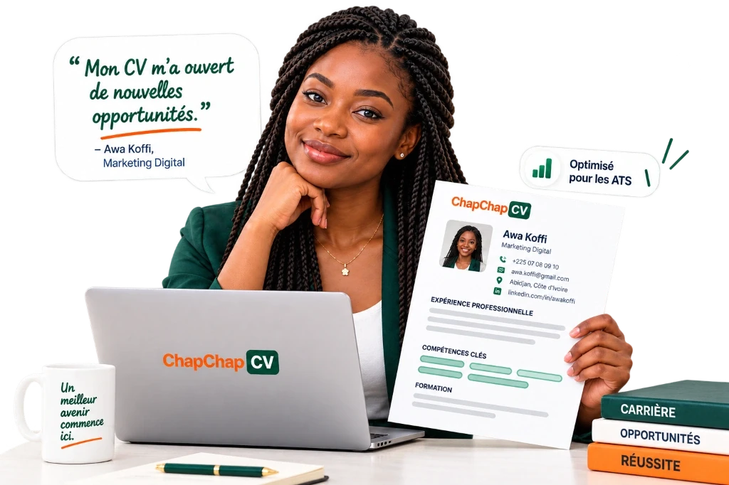 Votre CV professionnel créé et optimisé par l'IA - ChapChapCV